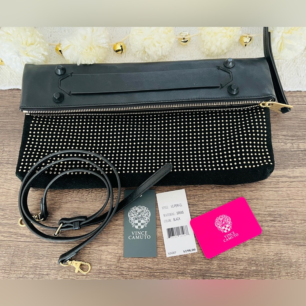 Vince Camuto Studded Envelope Clutch